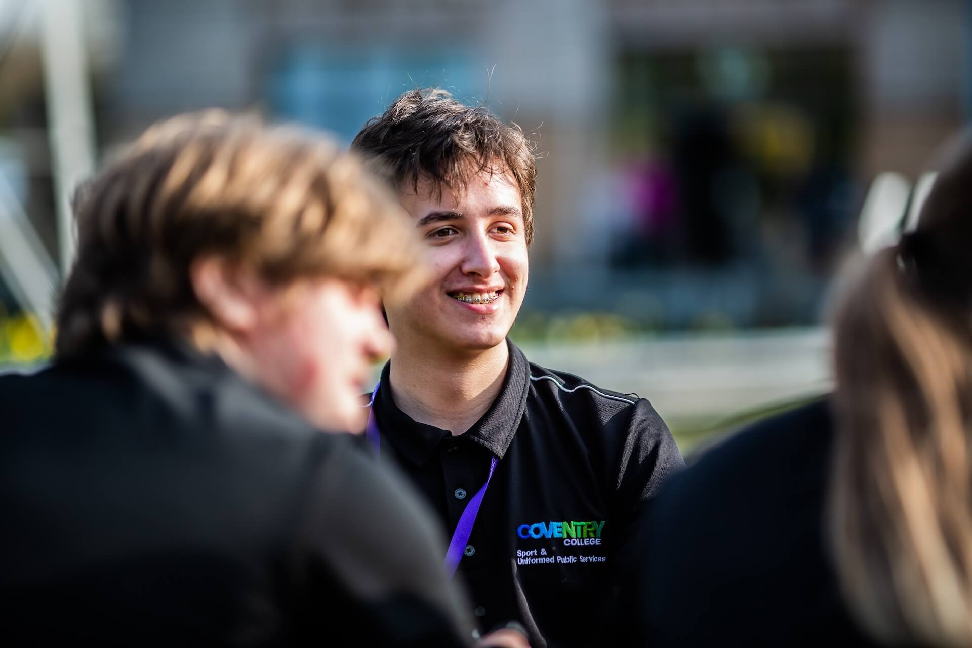 group of coventry college public services students