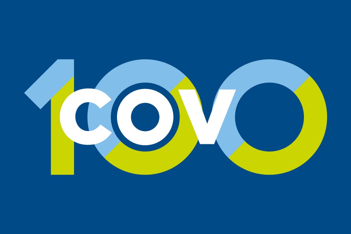 Cov100 logo