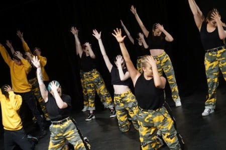 Image of dancers from inspire performing arts