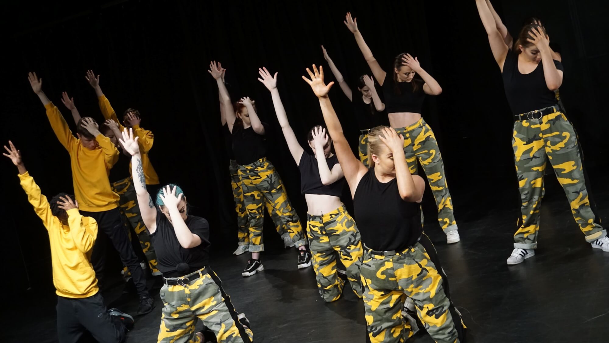 Image of dancers from Inspire Performing Arts