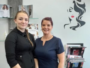 Future hairdresser given head-start with local salon