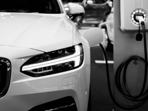 Image of electric vehicle being charged