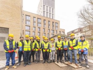 Construction students get a glimpse of £25m city centre development to enhance their real-world learning