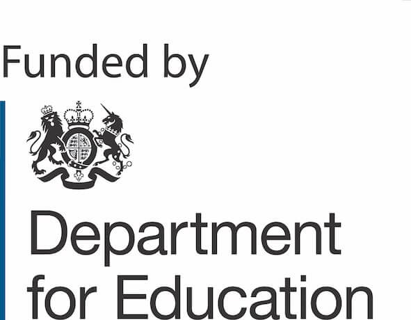 Funded by Department for Education logo