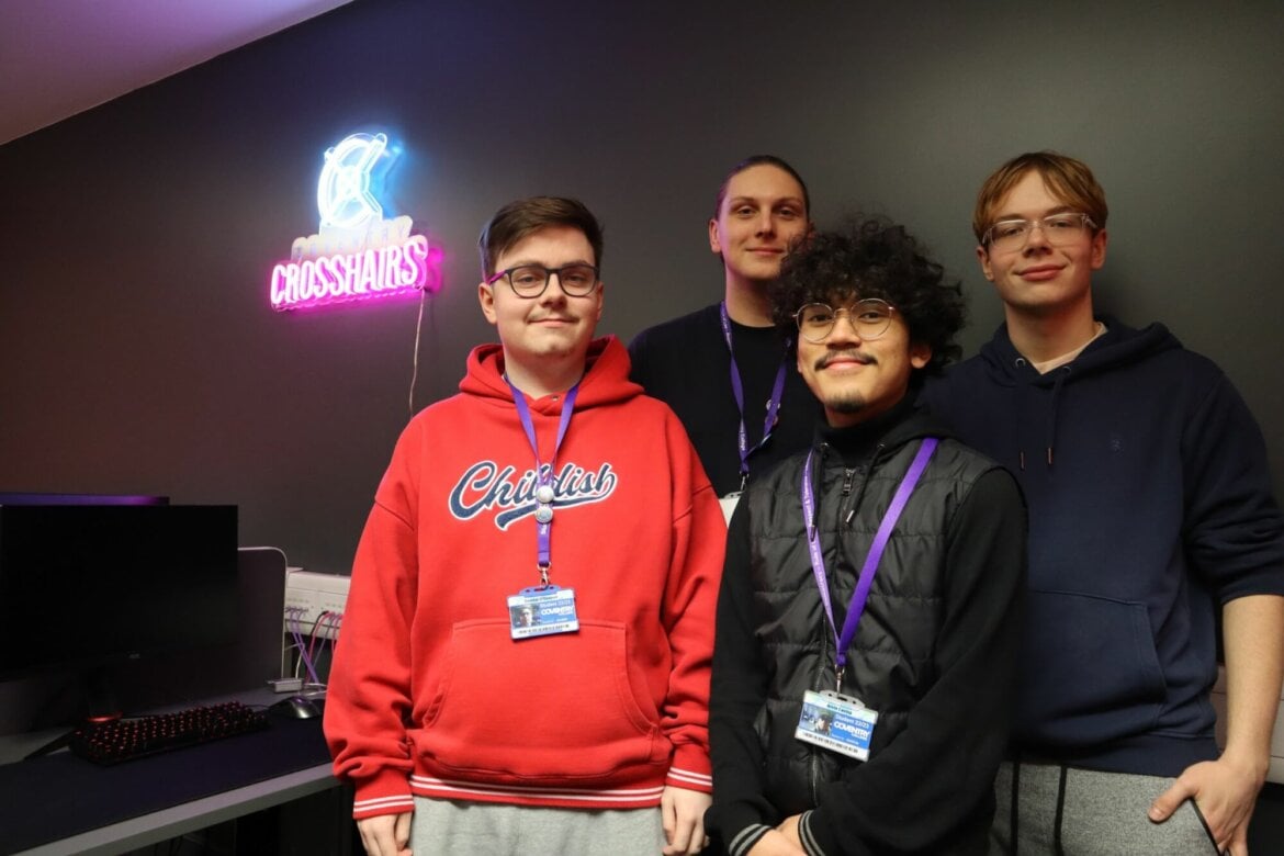Esports learners who took part in the Gigabit Cup