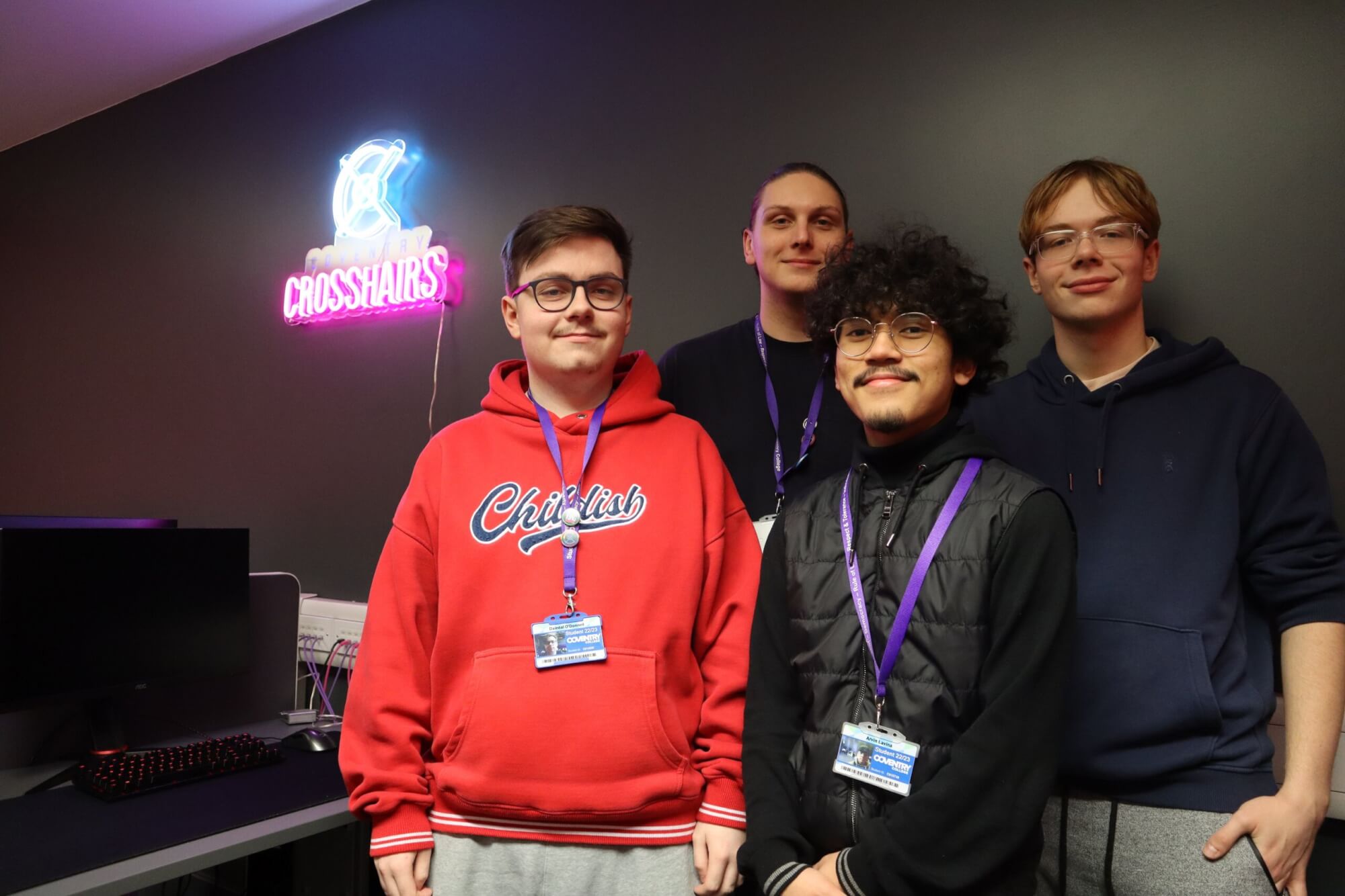Esports learners who took part in the gigabit cup