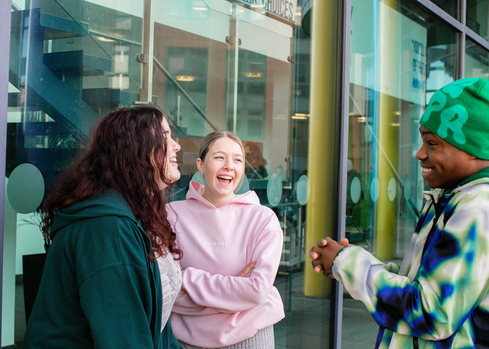 coventry college students outside campus