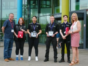 Coventry College Receives Vital Bleed Kit Donation to Enhance Campus Safety