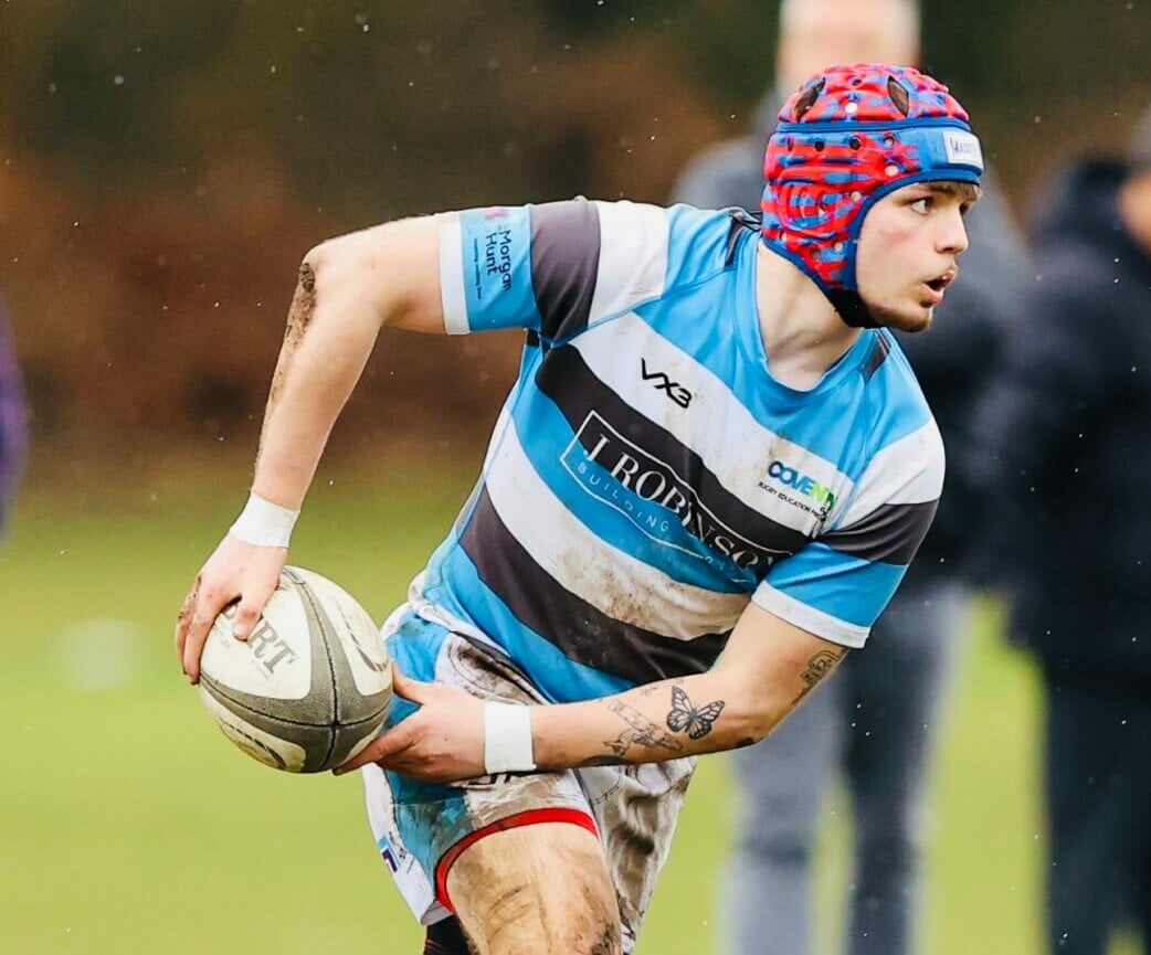 Nick Nattress competing in the Rosslyn Park National ’s Tournament on March