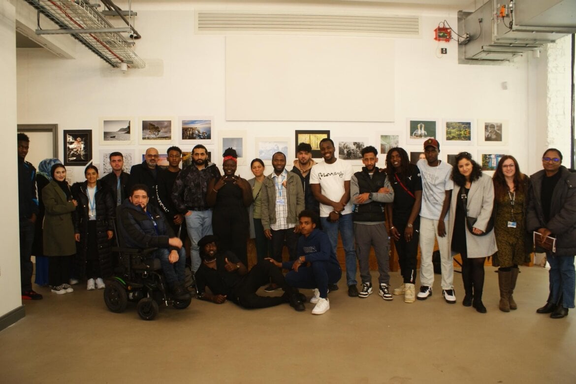 former Coventry College ESOL students Umar and Eliza premiered their play, ‘Walk in our Shoes’