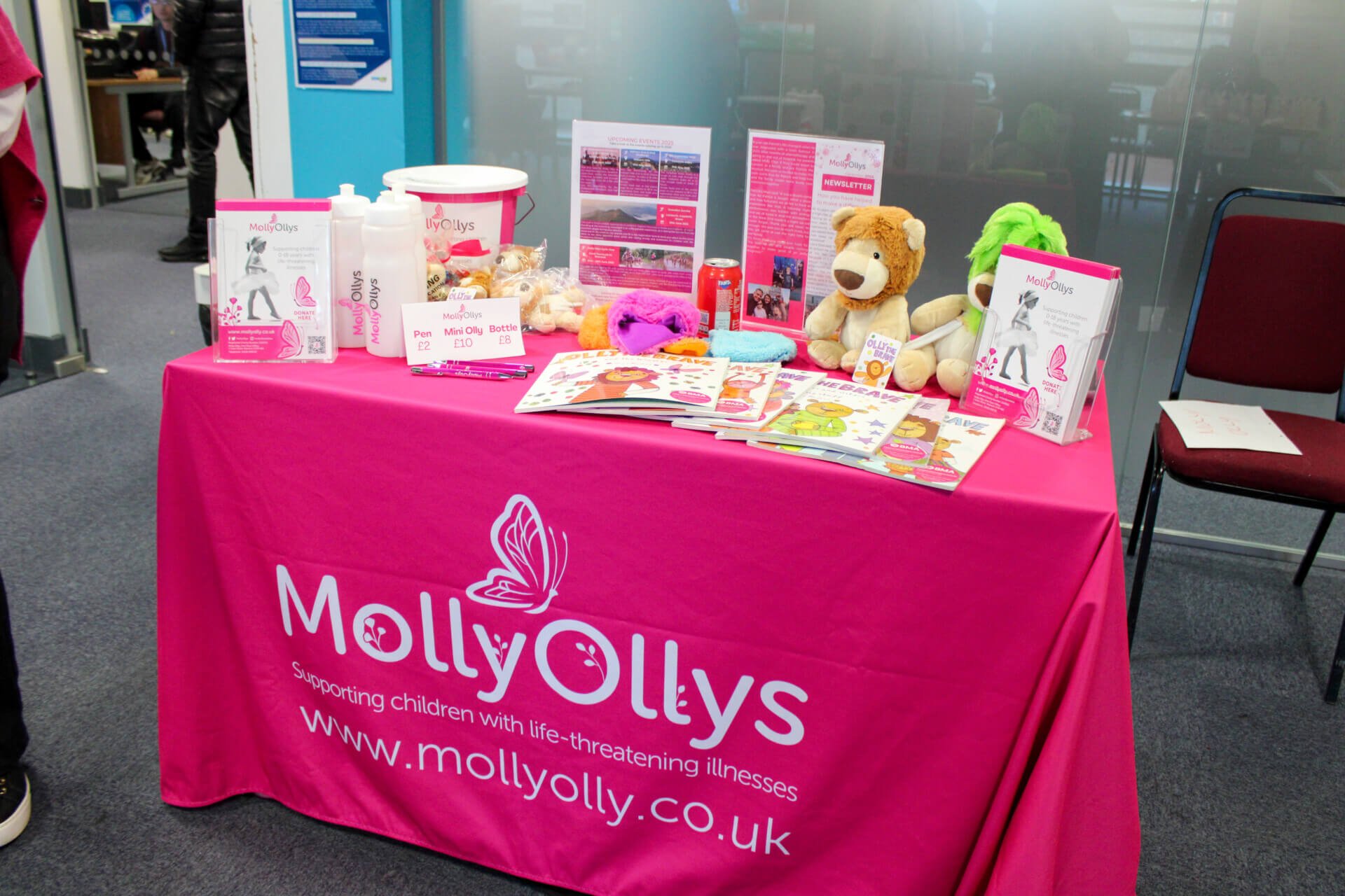 Molly Ollys stand at Business fair