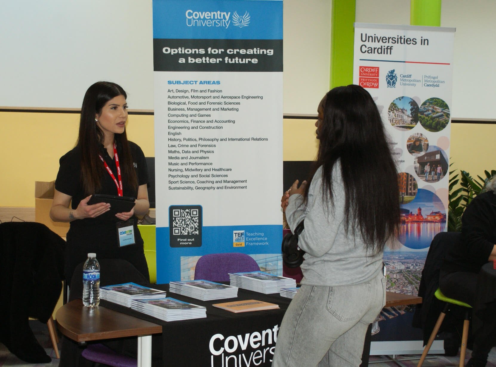 Coventry University at Higher Education fair