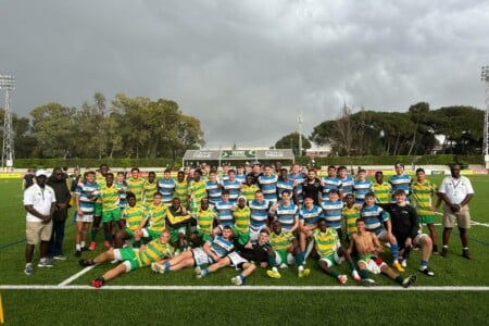 Coventry College Rugby team in Portugal