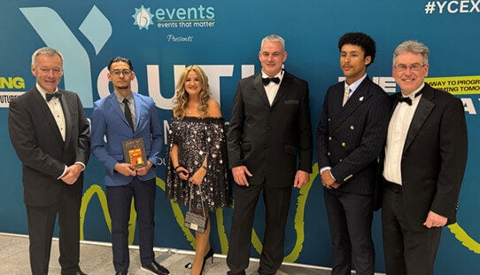 Alexandru with other finalists