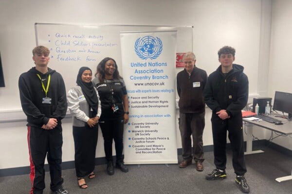 Public Service students with guest speaker from UNA